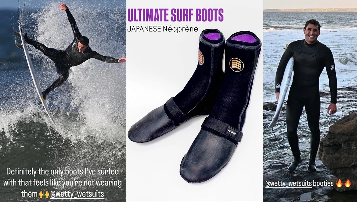 Leo FIORAVANTI craque pour les boots WETTY ULTIMATE ASAHI